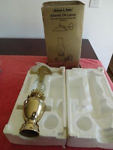 Nos weems &amp; plath atlantic oil lamp model #718 please read