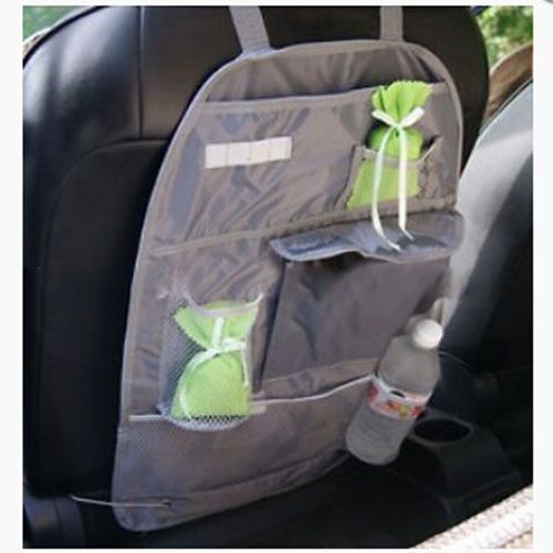 Car seat royal gray cover pouch convenient bags tidy pocket suitable for benz