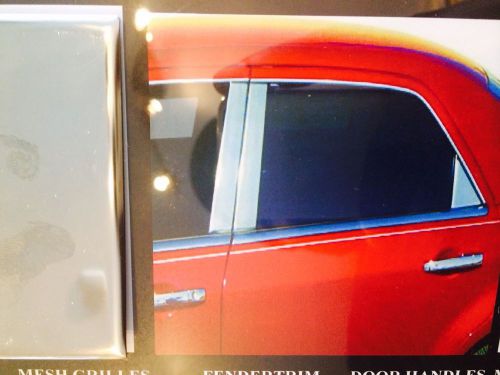 Chrome metal pillars post for toyota yaris 2007 and up