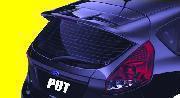 Painted ford fiesta 5dr factory style spoiler 2011-2013