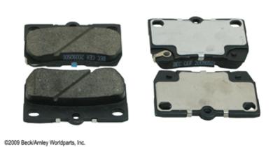 Beck arnley 089-1807 brake pad or shoe, rear-disc brake pad