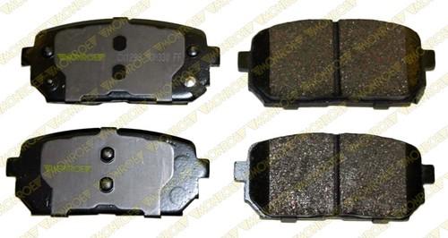 Monroe cx1296 brake pad or shoe, rear-monroe ceramics brake pad