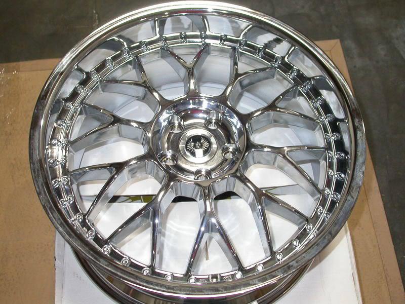 17"stern st-8 hyper mesh ii in chrome mdx cts impala dodge mustang honda