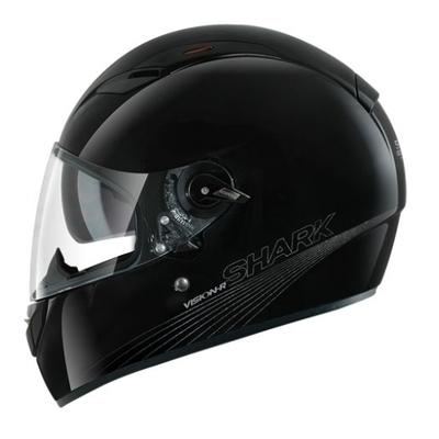 Shark vision-r blank black helmet size mediun