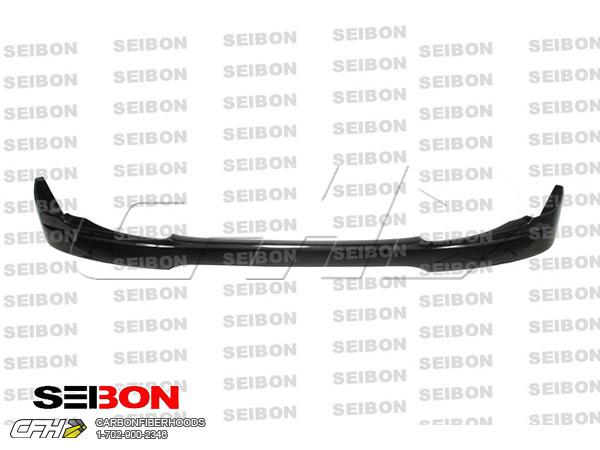 Seibon carbon fiber tr-style carbon fiber front lip honda civic 99-00 usa shippe