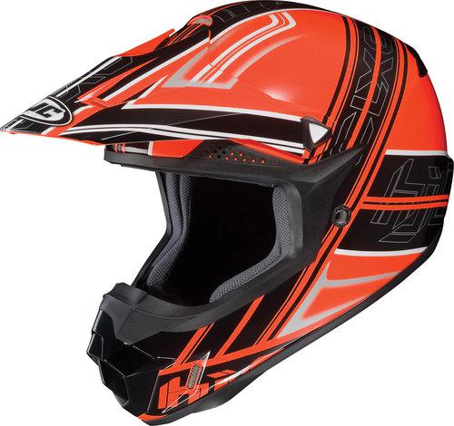 Hjc cl-x6 slash motocross helmet orange, black medium