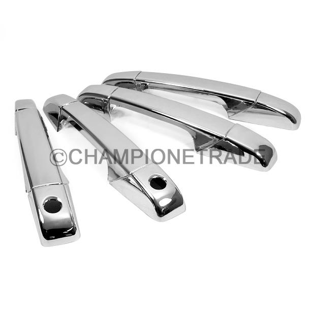 Triple chrome door handle&bowl cover trim for chevy suburban gmc yukon 2007 09