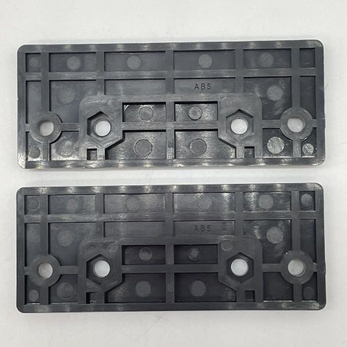 Alpine cha-s634 floor base plates (2) for cd remote changer - black rectangular