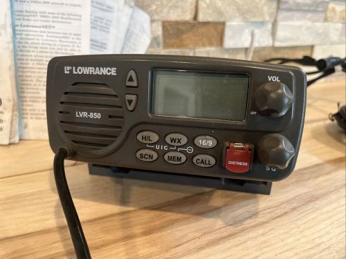 Lowrance lvr-850 marine radio boating fishing