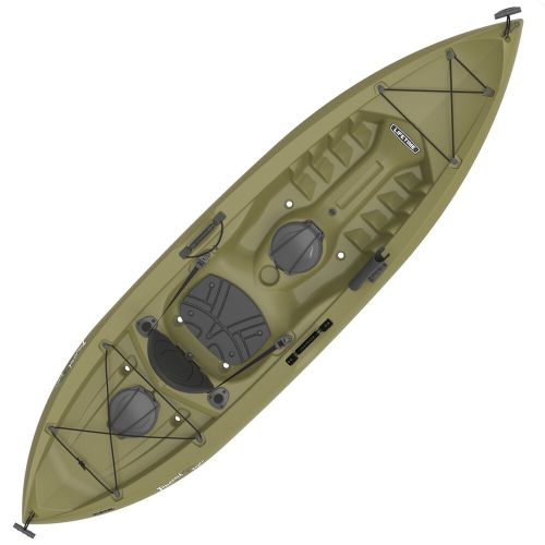 Lifetime 90539 - tamarack™ 10&#039; solo olive green angler solid kayak