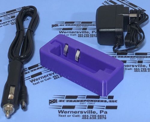 Mylaps / amb / tranx transponder charger combo - purple - brand new