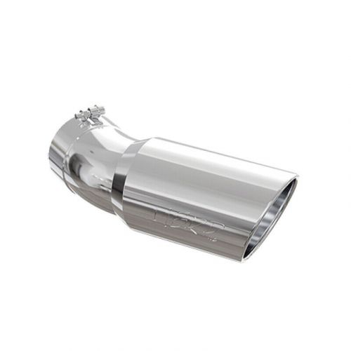 Mbrp universal tip 6in od 5in inlet 15.5in length 30 deg bend t304