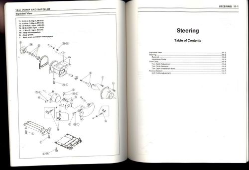 Kawasaki jet ski watercraft model 750sx 1992-1995 * service manual &amp; supplement