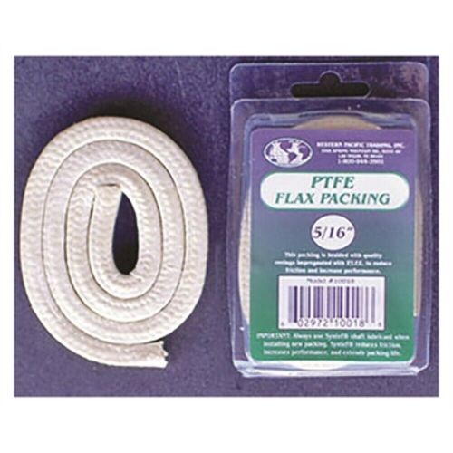 Western pacific 10016 teflon ptfe flax packing  3/16\&#039;94x2\&#039;92 boat marine