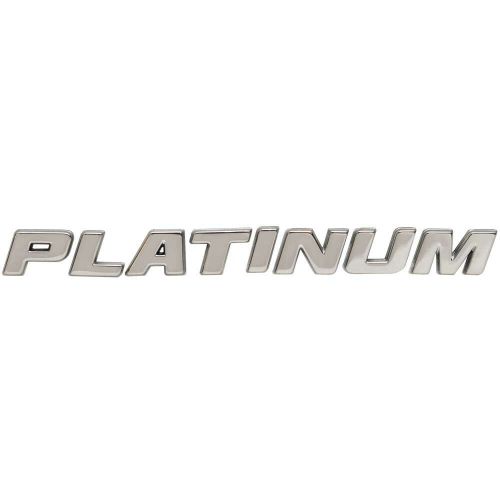 Sportsman boat raised emblem decal | platinum model sticker silver