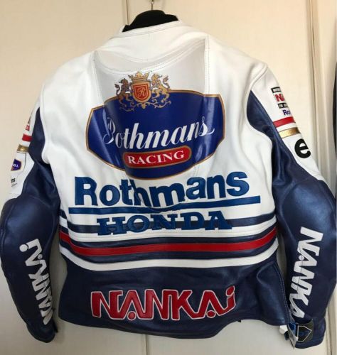 Rothmans motorcycle jacket leather rothmans honda