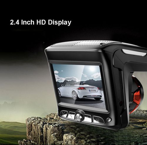 2in1 hd 1080p car dvr detector camera video recorder dash cam radar laser speed