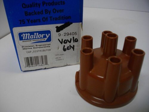 Mallory marine 9-29405 6 cylinder distributor cap replaces volvo penta 243658-2