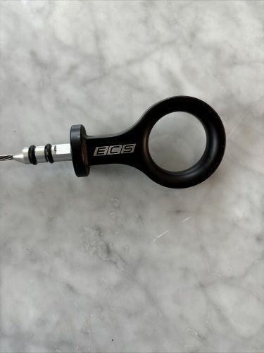 Ecs tuning - billet engine oil dipstick - black anodized - from 2013 model year