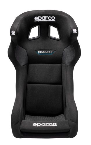 Sparco circuit ii qrt competition racing bucket seat fia up to 36&#034; waist