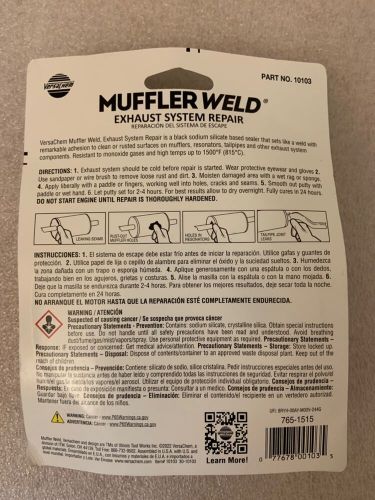 Versachem muffler/exhaust putty 10103; muffler weld up to 1500 deg, 6oz.