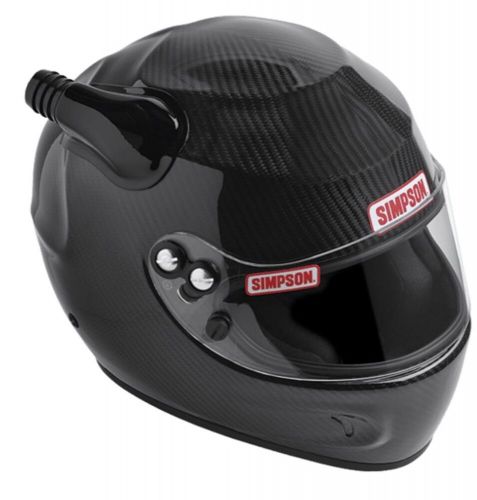 Simpson racing 97033 forced air top cap - offset left - black - each