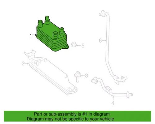 Oem 0995002300 mercedes benz genuine slk300 slk350 slk250 2012-2016 oil cooler