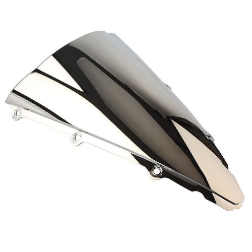 Abs motocycle front windshield wind screen for yamaha yzf 1000 r1 2002-03 silver