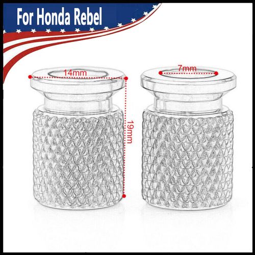 Cnc tire valve stem cover cap sealing plug for honda rebel 250 300 450 500 1100