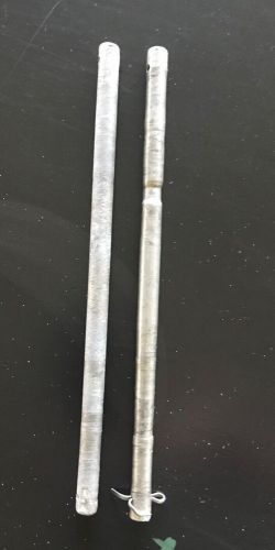 Hobie cat 14 and  16  rudder aluminum 2 pack - used ( #248240 )