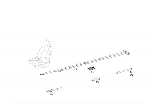 Genuine mercedes-benz line 207-800-02-15-64