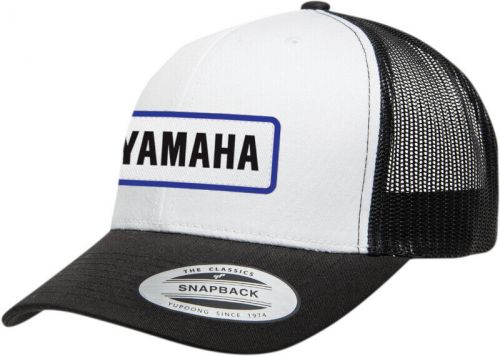 Fx yamaha throwback snapback mesh hat black/white 25-86204