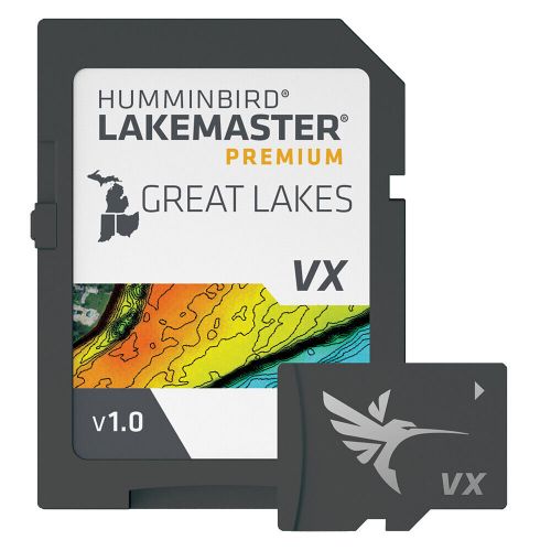 ​humminbird lakemaster vx premium map - great lakes - smartstrike - aerial image