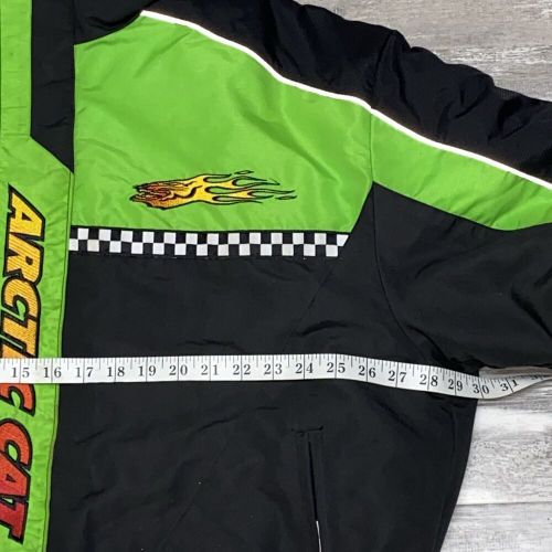 Vtg 90s y2k arcticwear men team arctic cat zip out snowmobile racing jacket xl