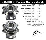 Centric parts 405.42002 rear hub assembly