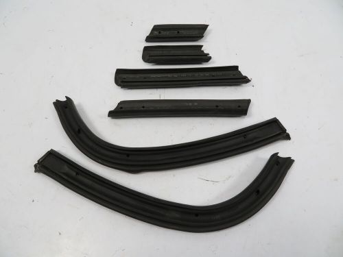 Bmw z3 m roadster e36 seal set, convertible top side window 6pcs