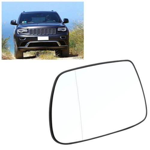 Car left door side wing mirror glass heated for grand cherokee 2005‑2010