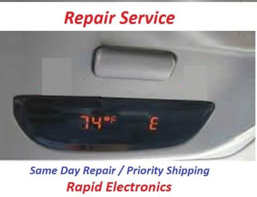 Toyota overhead compass temp fuel display repair - tacoma sienna sequoia tundra