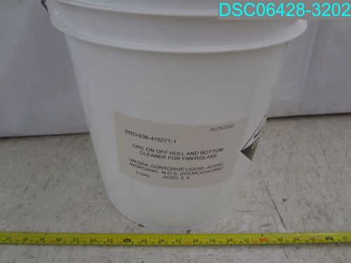 Pro:&#034;636-415271-1 5 gallon crc on off hull and bottom cleaner for fiberglass