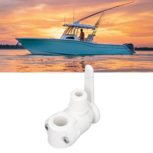 Marine vhf antenna ratchet mount base adjustable abs pipe rail deck mounting