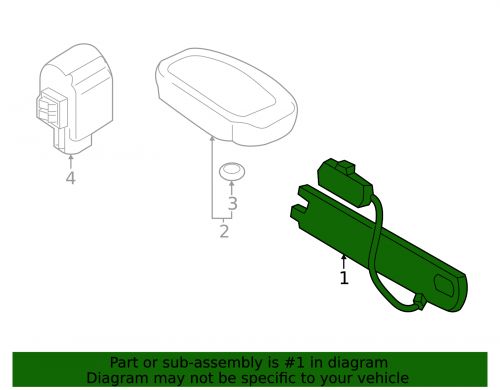 Genuine kia antenna 95460-bv000