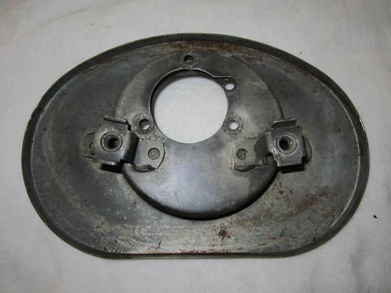 Harley davidson 1967-70 flh-xl air cleaner backing plate for tillotson carb