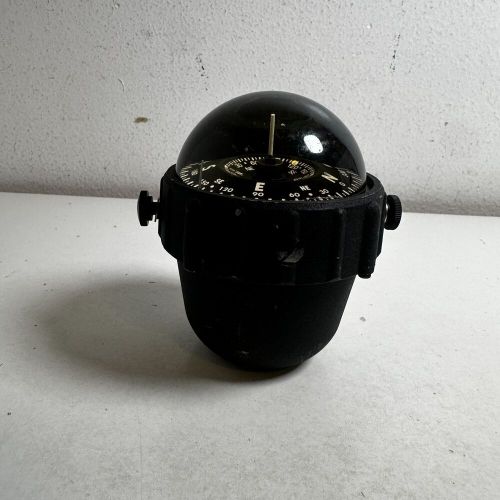 Vintage ycm black nautical navigation marine boat, yacht spherical compass