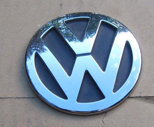 3b5853630 mk4 b5 vw passat rear trunk emblem, oem vw