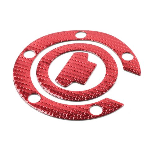 Red gas tank fuel cap cover protector pad sticker decal grip for yamaha r1/6 fz1