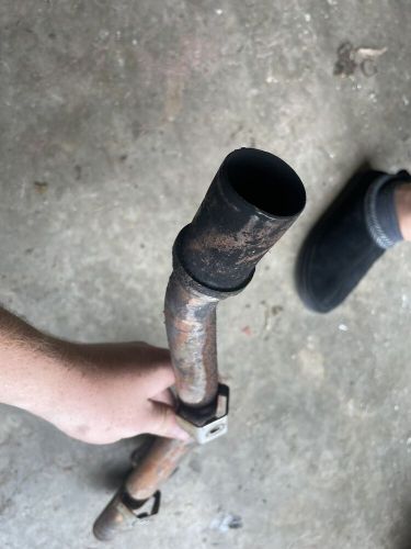 1987 honda fourtrax trx250x exhaust header pipe