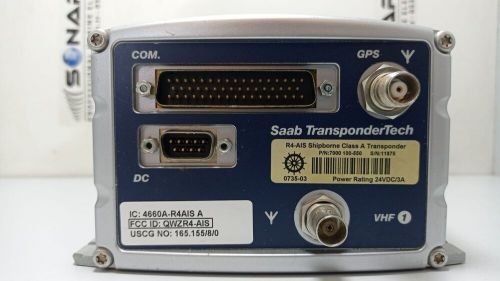 Saab r4-ais shipborne class a transponder