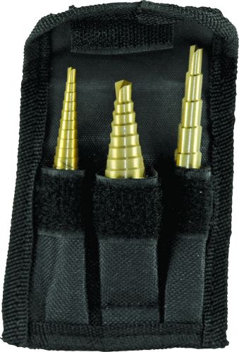 Performance tool step drill set 3 pc w9003