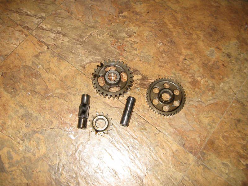 1983 yamaha venture rroyale   xvz12 xvz1200  used engine starter gears gear set 