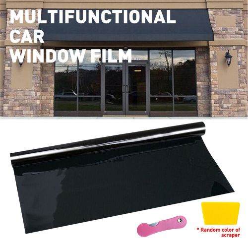 2set 3m roll uncut window tint 0.05 film vlt 20&#034; x 10ft car office dark glass